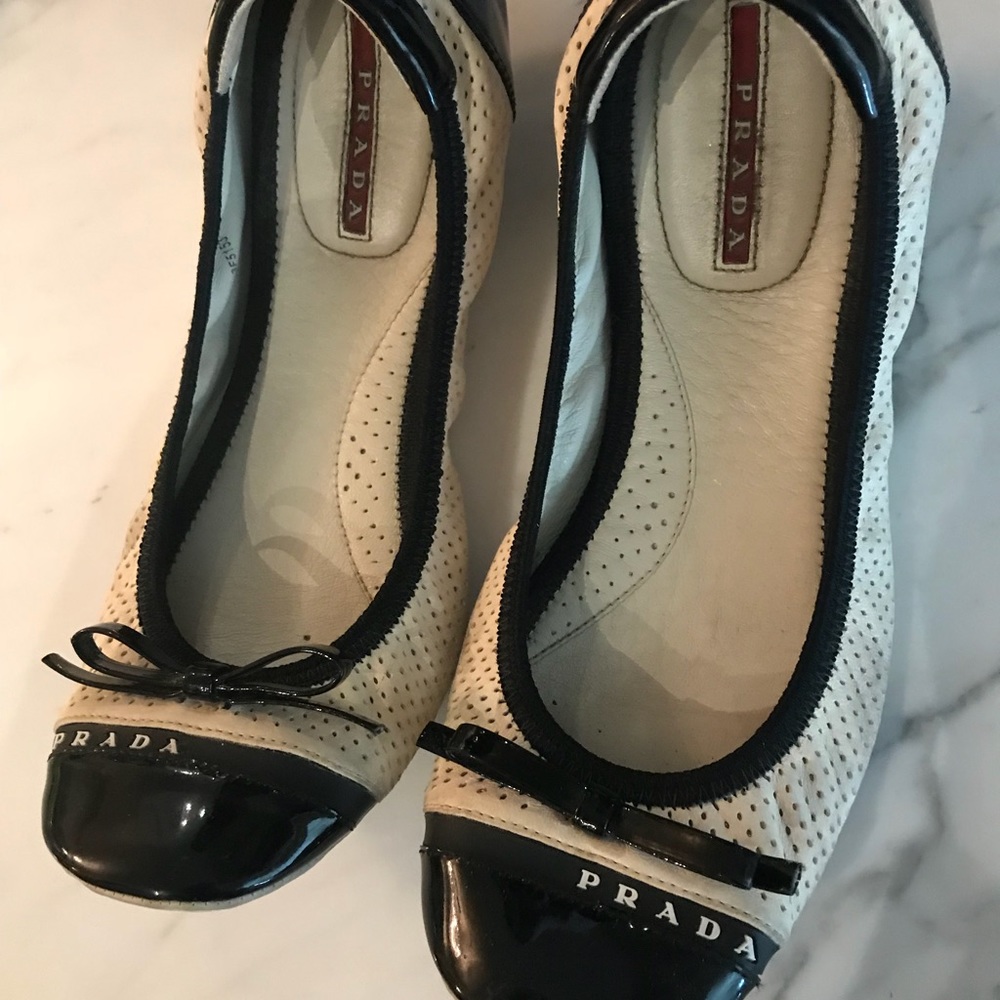 Prada used flats